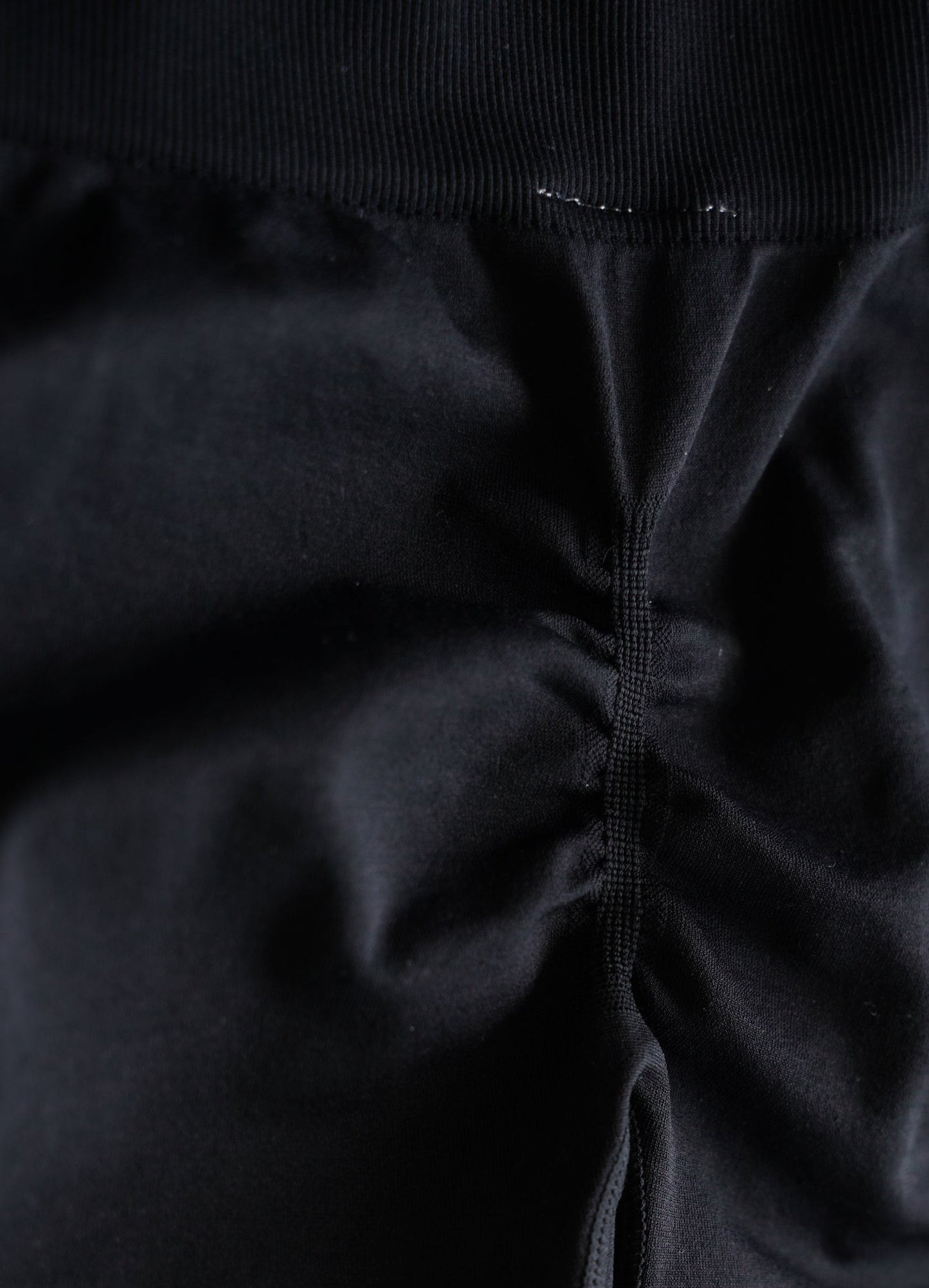 black scrunch bum