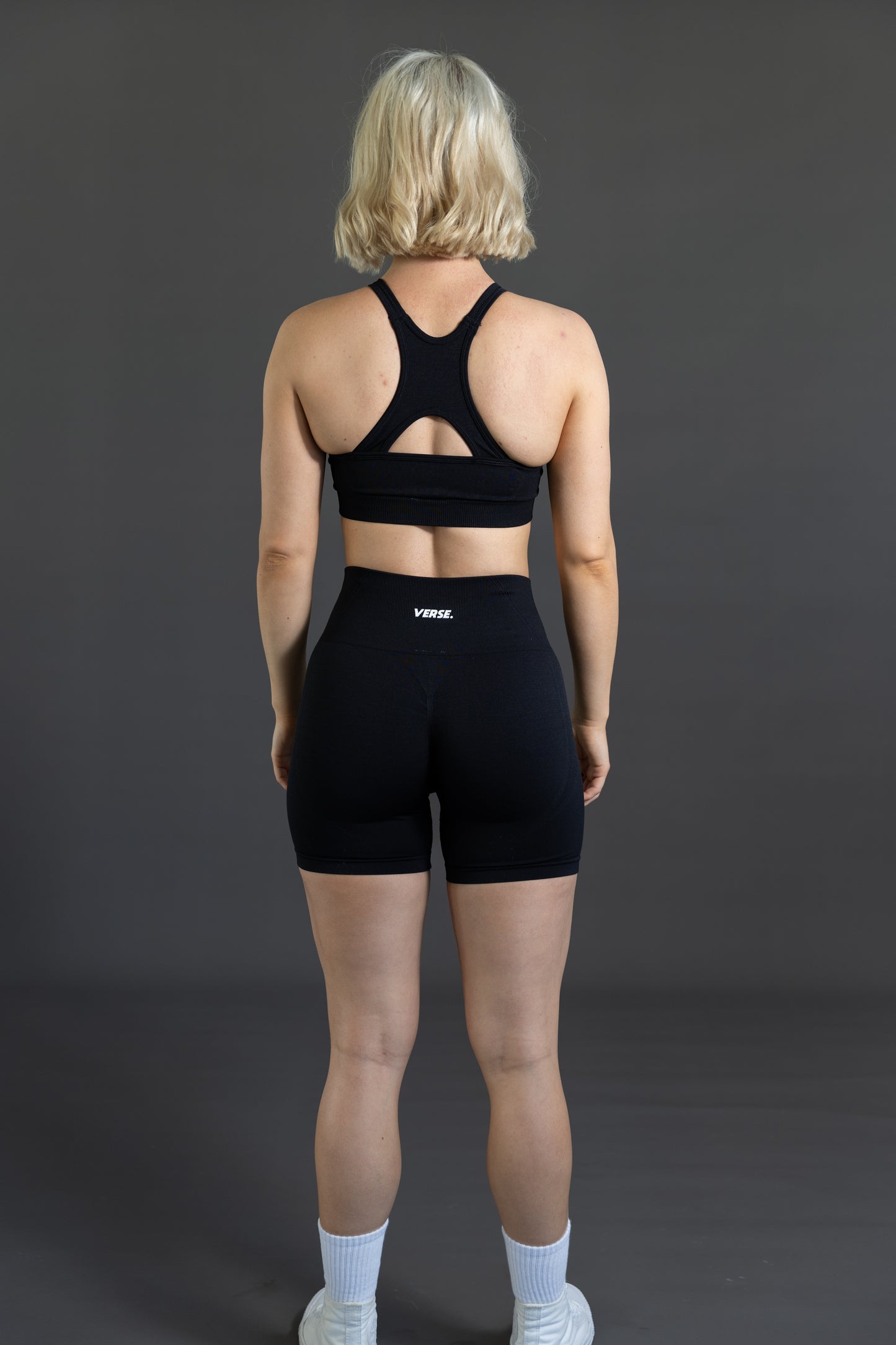 activewear australia black scrunch bum shorts